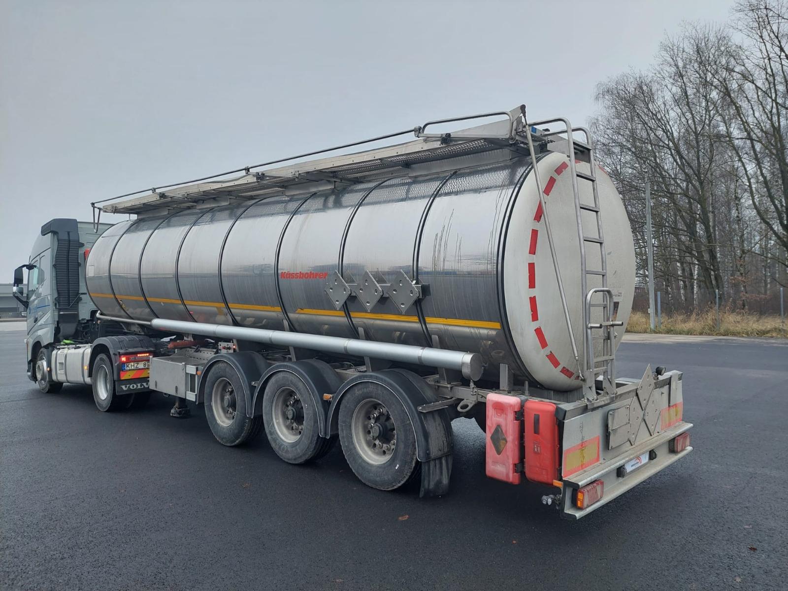 Вживана хімічна цистерна Kaessbohrer STC 30м3 | Литва