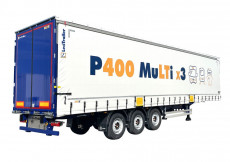 📦 P400 Multi X3 від LeciTrailer — напівпричіп для  інтермодальних викликів.